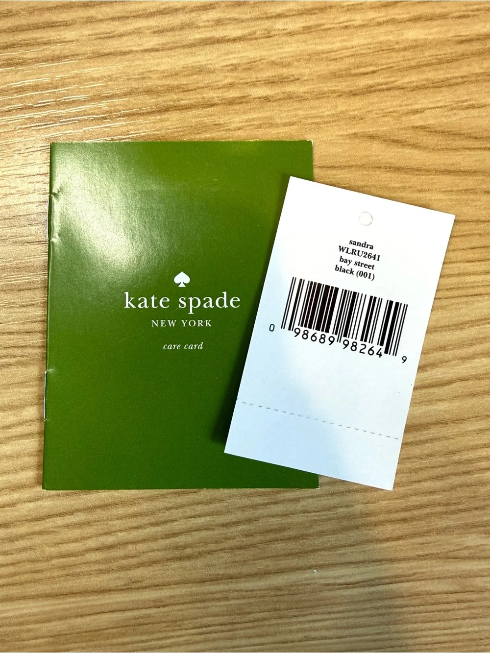 Kate Spade Bay Street Sandra Pebbled Leather Trifold Wallet NWOT